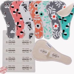 Komplet 7 dnevnih vložkov tanga 'camel toe', brez krilc