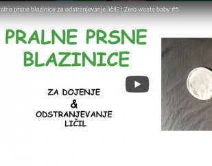 Pralne prsne blazinice za odstranjevanje ličil?